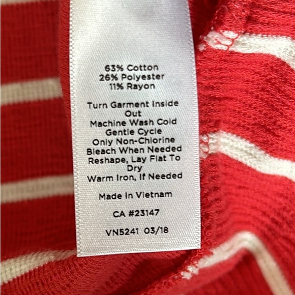 EUC Talbots long sleeve, cotton blend, textured top Large - Picture 7 of 7